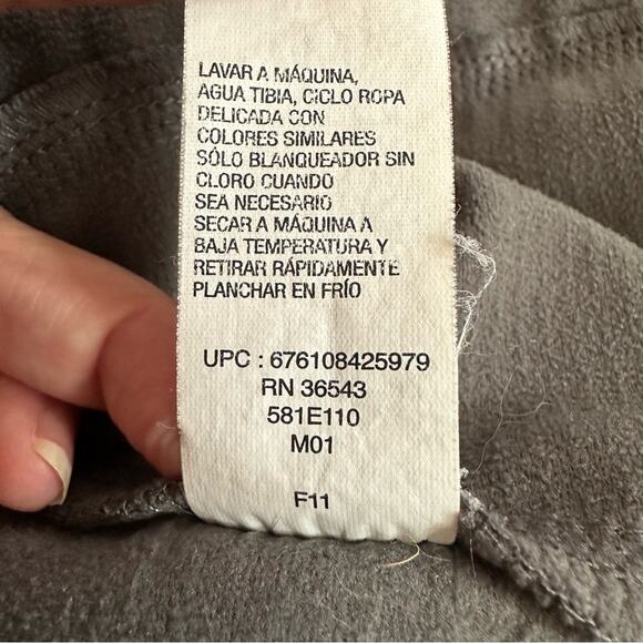 Timberland 1/4 Zip Textured Pullover Long Sleeve Shirt Mens Large Grey Gray - Picture 8 of 10